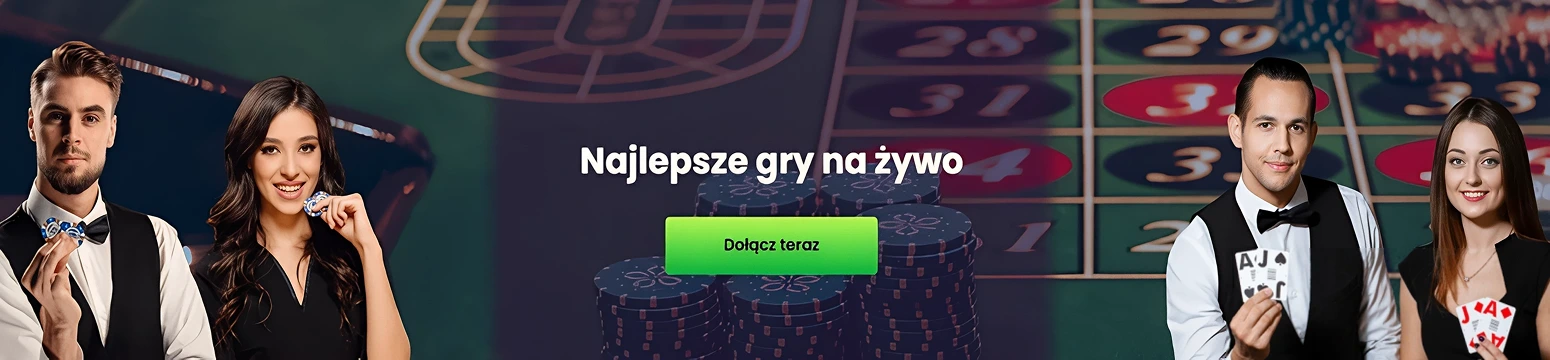 Krupierzy prezentują gry na żywo w Bizzo Casino przy stole ruletki